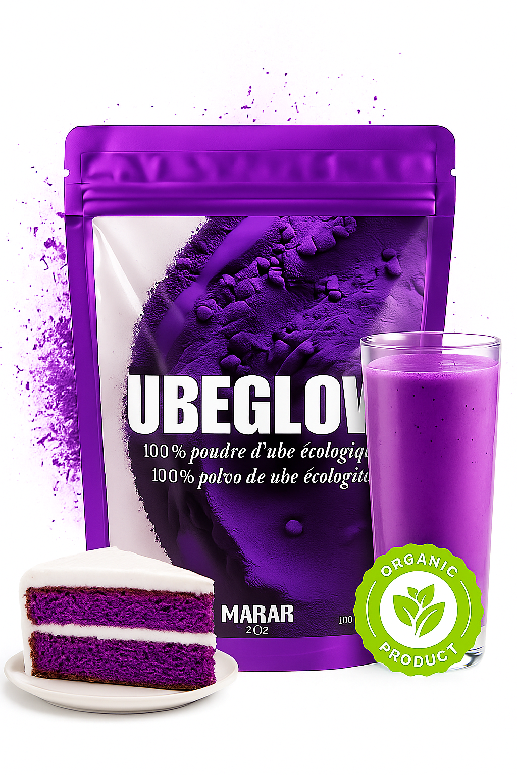 Poudre d’ube écologique